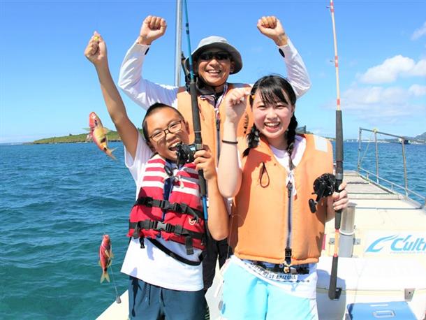 釣ったお魚は近くの食堂で食べれます！