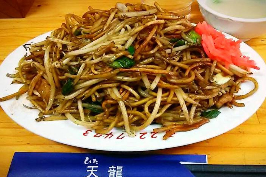 天龍｜日田っ子のソウルフード！B級グルメ3大焼きそばのひとつ日田焼きそばの名店