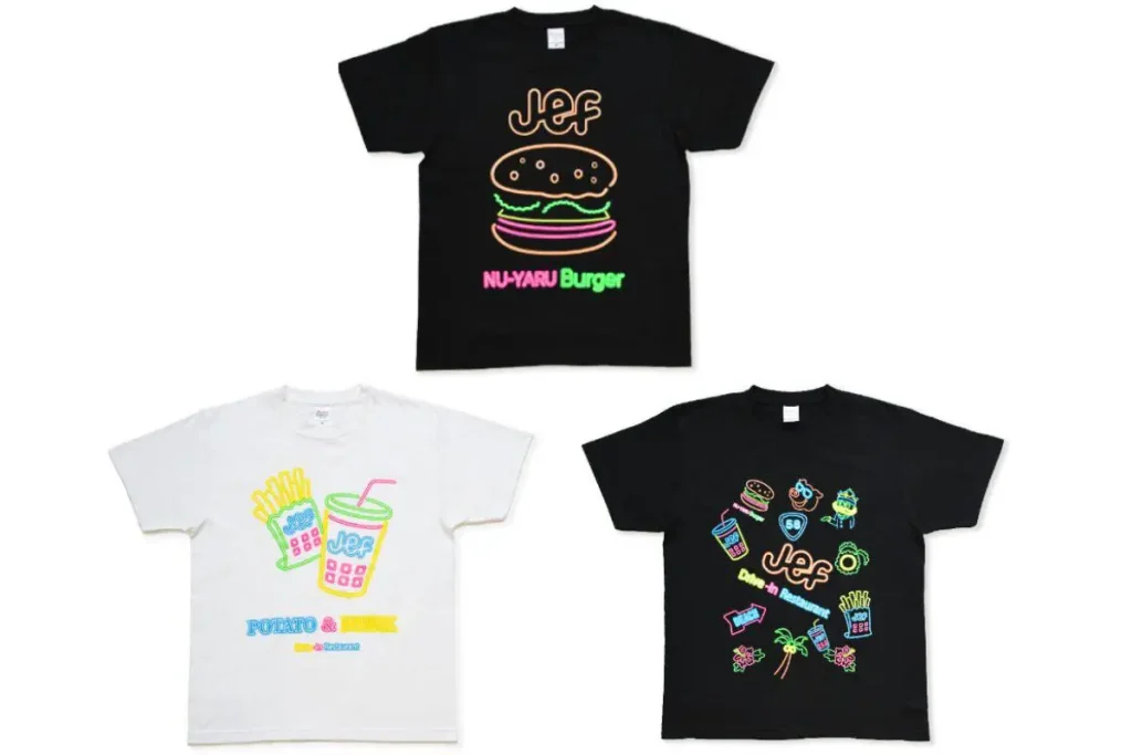 JefのネオンTシャツ
