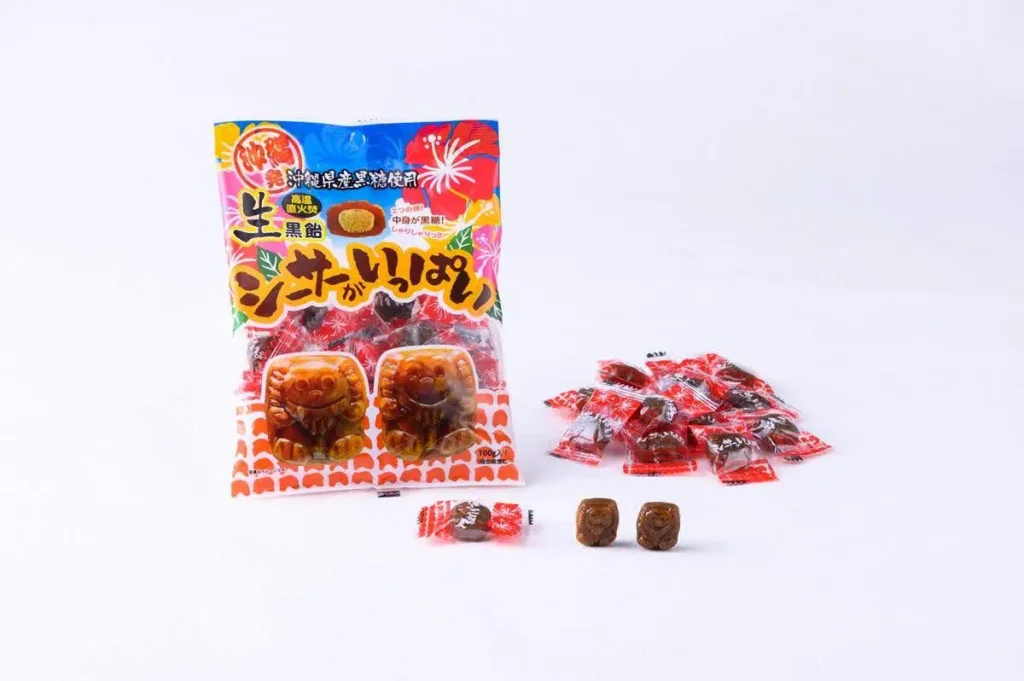 生黒飴シーサーがいっぱい