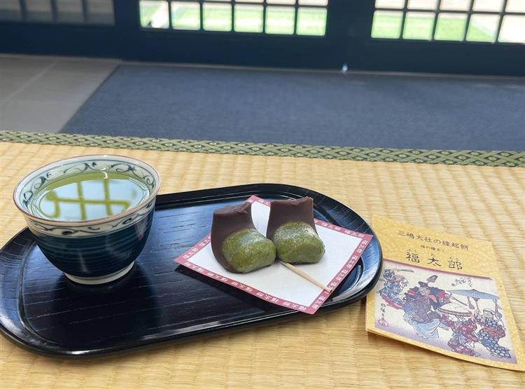 「三嶋大社」で購入できる和菓子「福太郎」