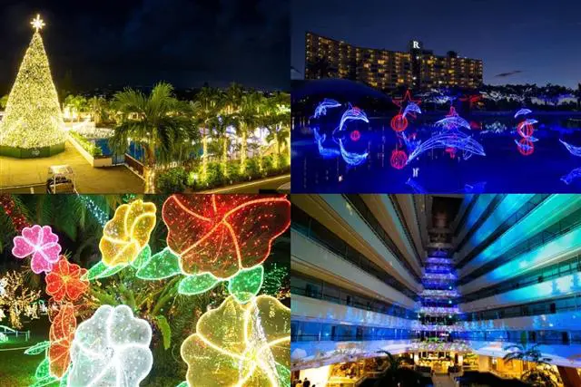 沖縄の人気イルミネーション7選！冬の夜を彩る幻想的な景色を見に行こう